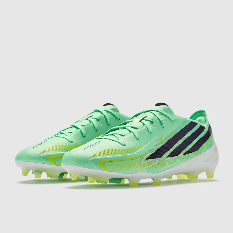 Dětské kopačky adidas F50 HYPERFAST ELITE FG J zelená/bílá