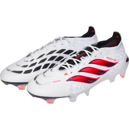 Kopačky adidas Predator Elite FG bílá/růžová