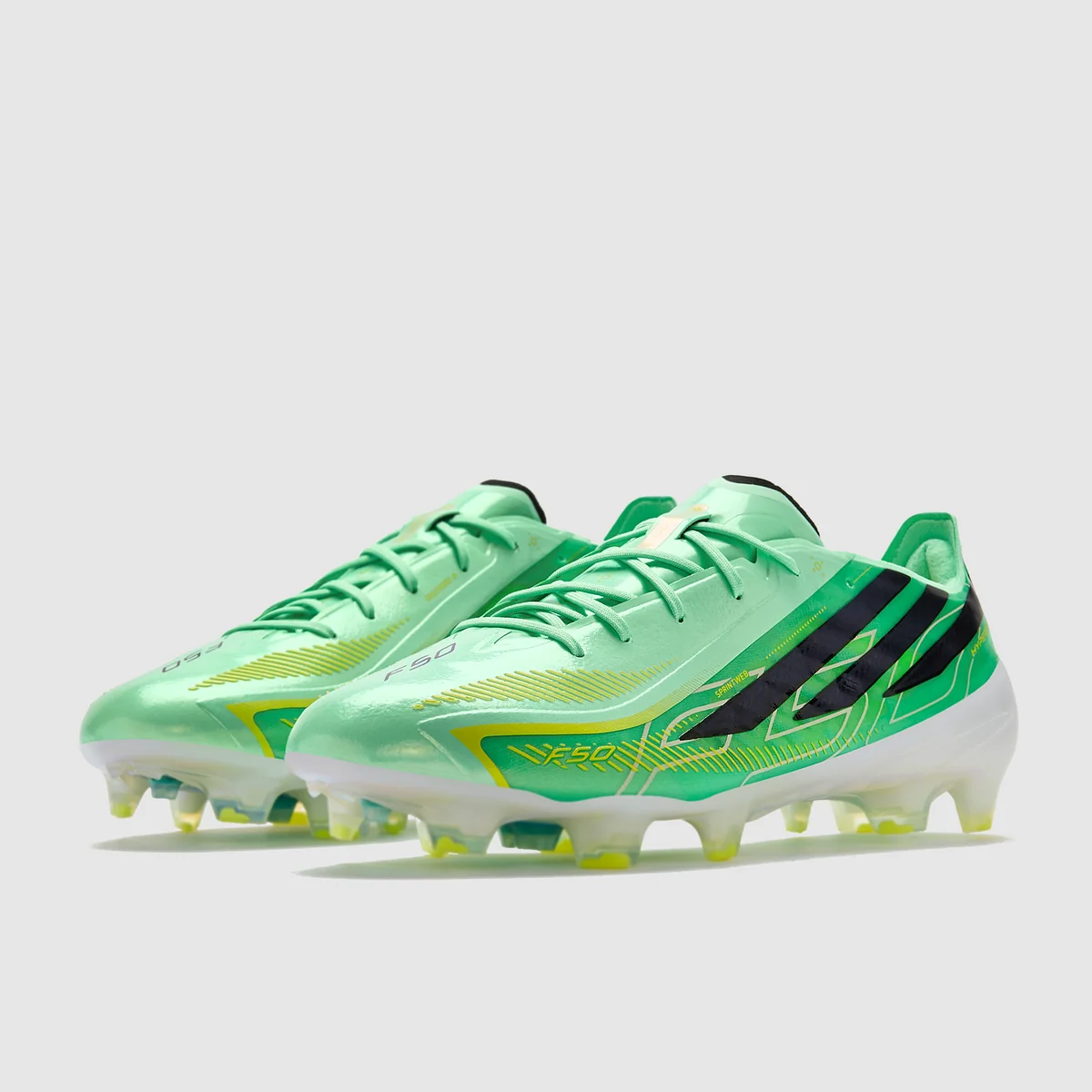 Kopačky adidas F50 Hyperfast Elite FG zelená/bílá