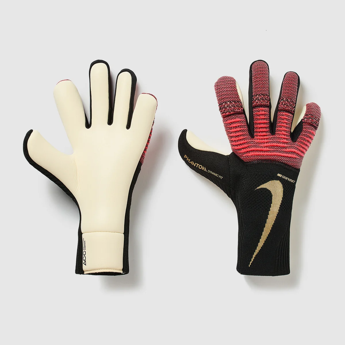 Brankářské rukavice Nike Phantom Dynamic Fit GK Gloves černá/červená/bílá