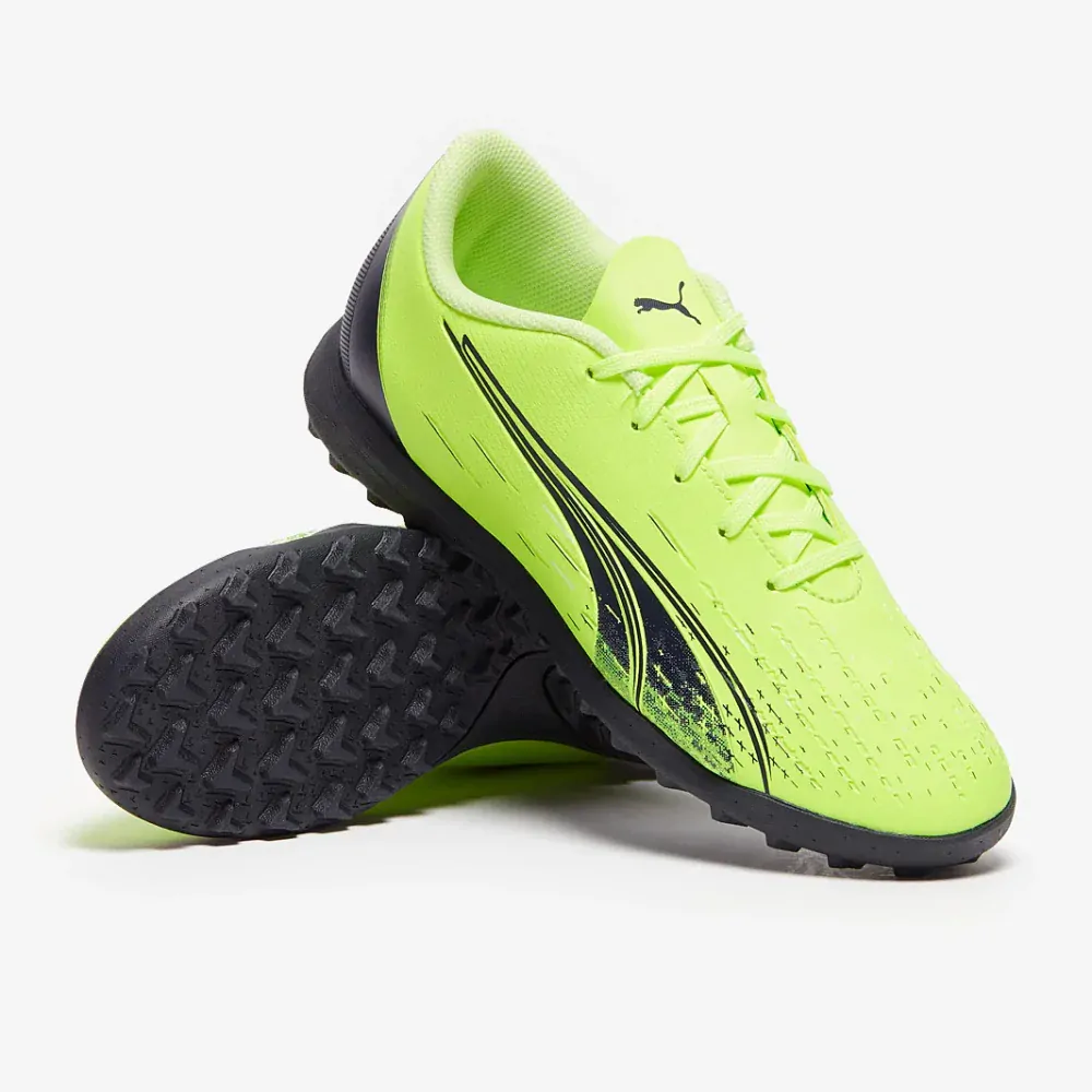 Dětské turfy Puma Ultra Play TT JR zelená/černá