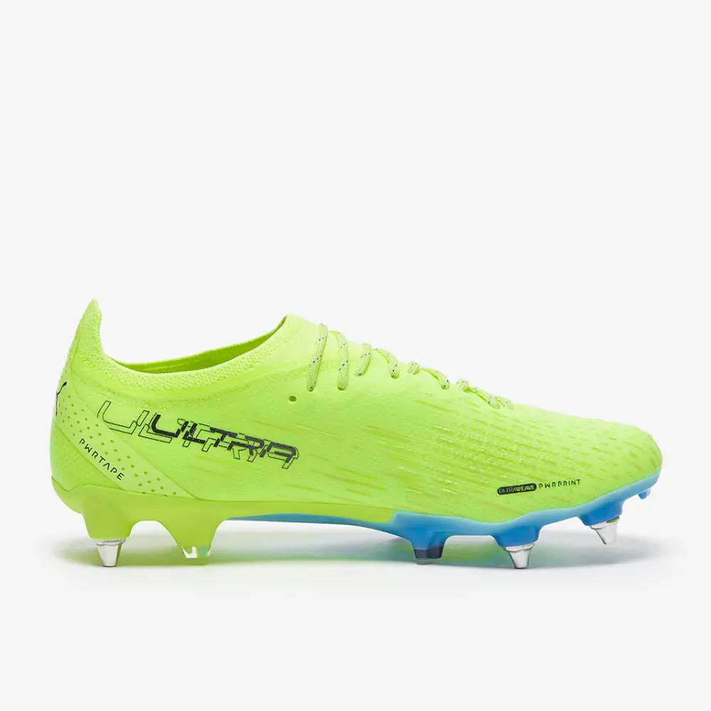 Kopačky Puma Ultra Ultimate MxSG žlutá/modrá