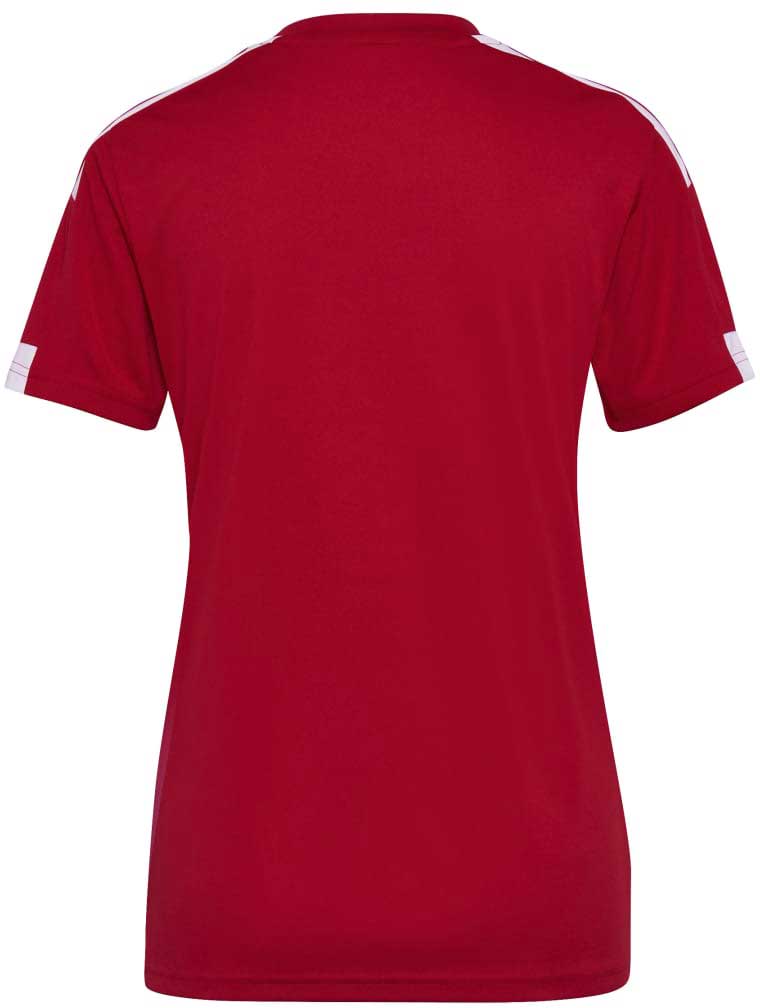 Dámský fotbalový dres adidas SQUAD 21 JSY W červená/bílá