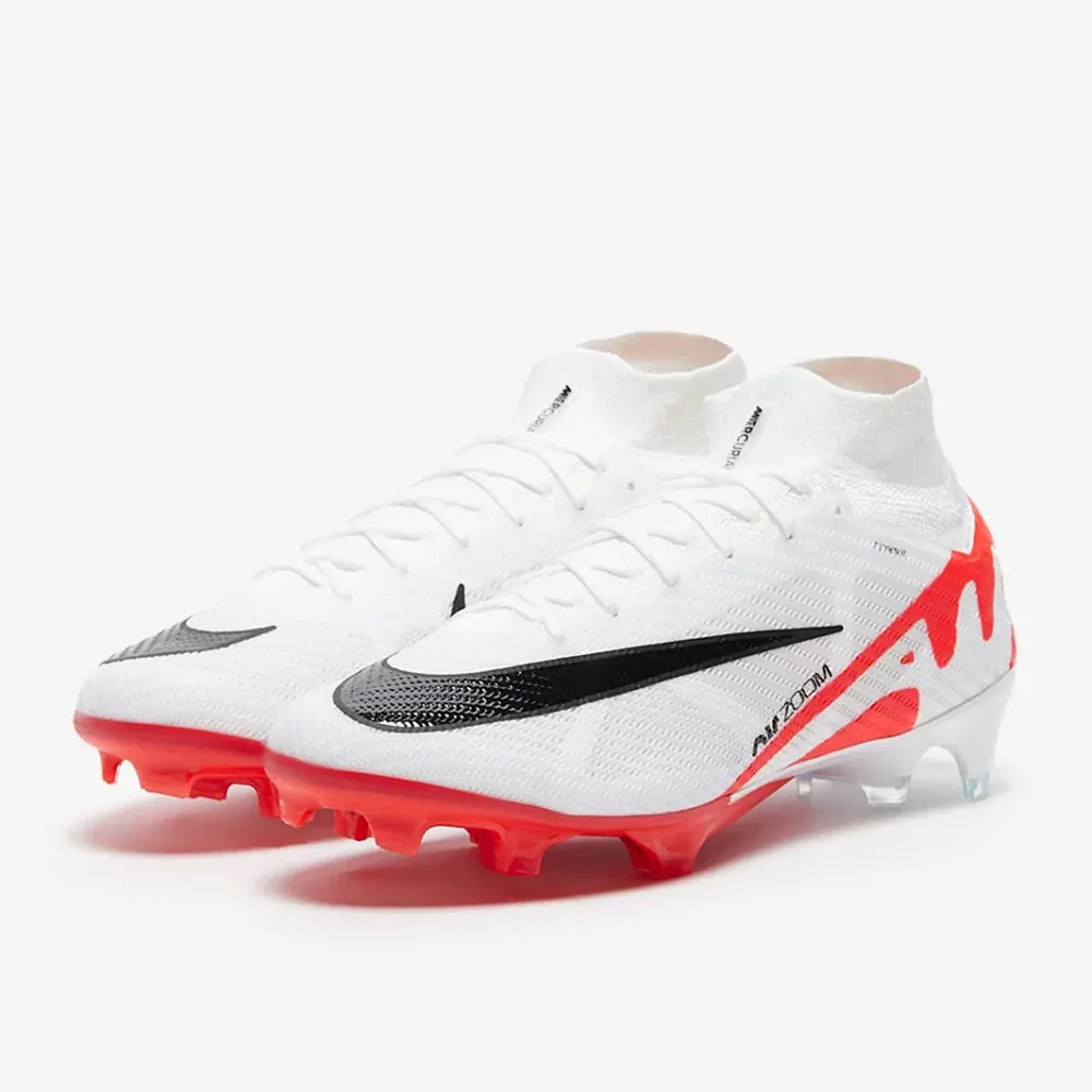 Kopačky Nike Zoom Superfly 9 Elite FG bílá/červená