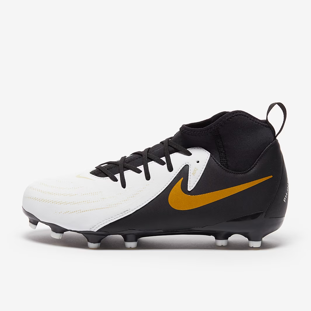 Dětské kopačky Nike JR Phantom Luna II Academy FG/MG bílá/černá