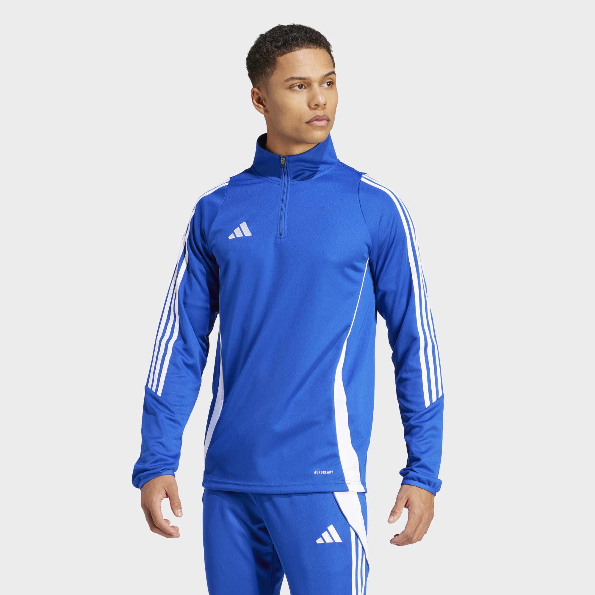 Mikina adidas TIRO 24  modrá/červená