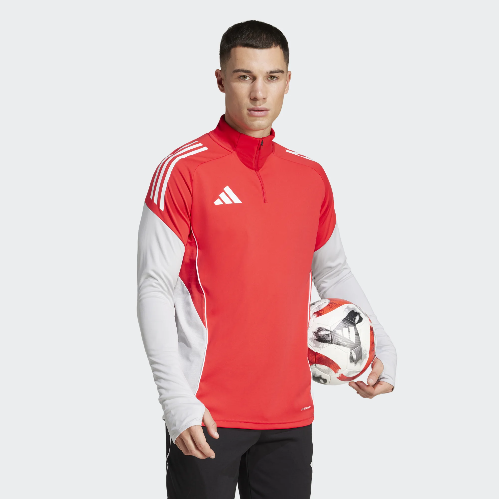 Mikina adidas TIRO25C TR TOP červená