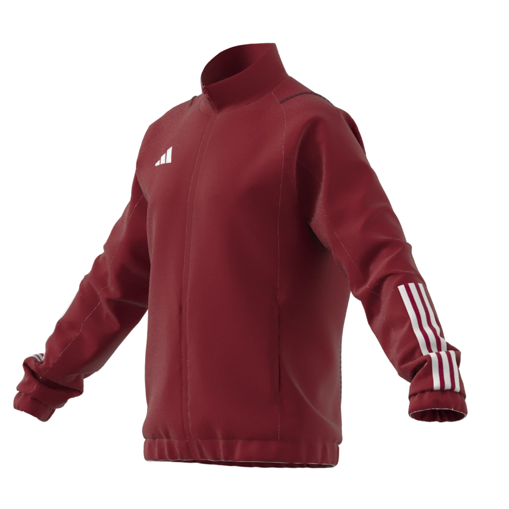 Fotbalová vycházková bunda adidas Tiro 23 C PRE červená 