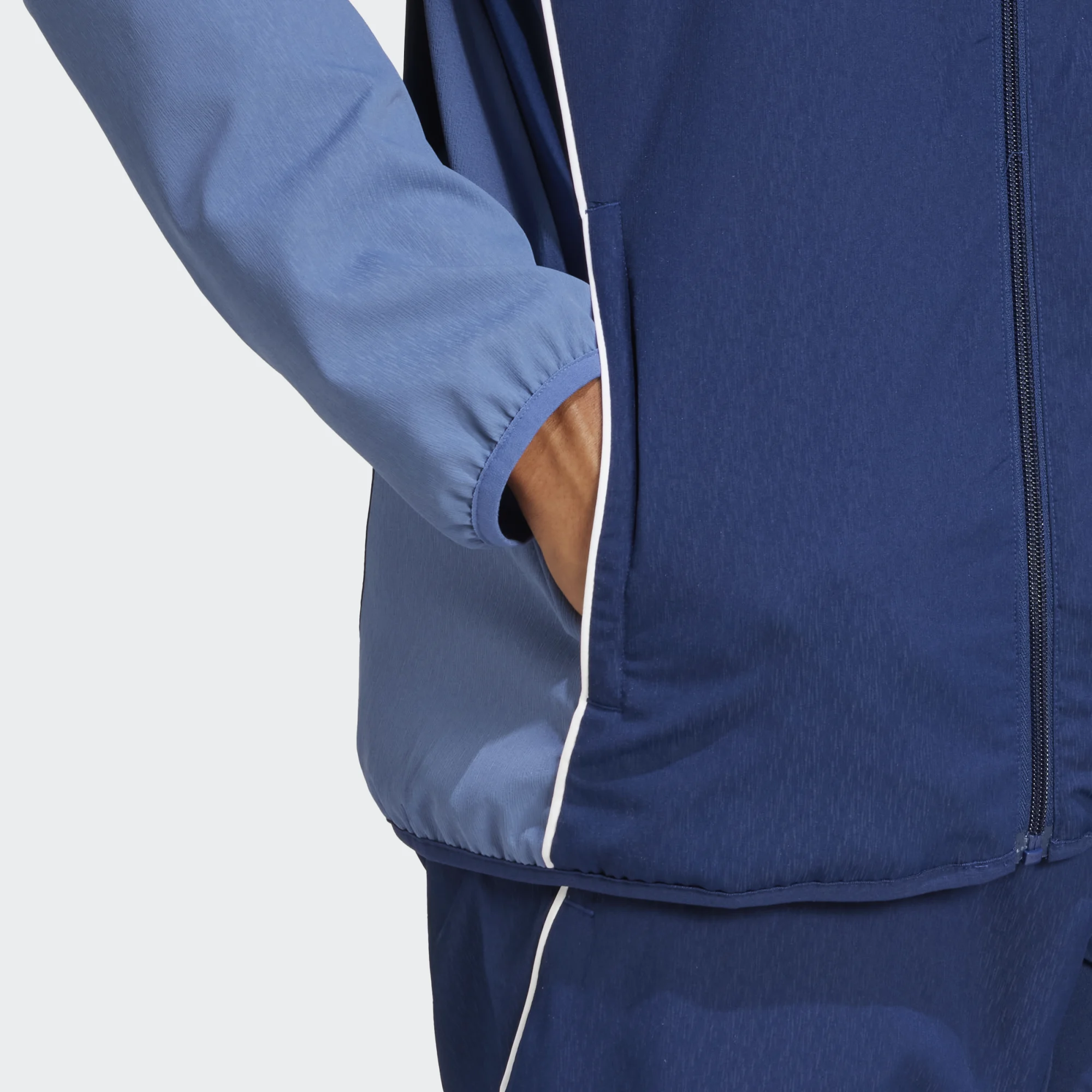 Tepláková bunda adidas Tiro 25 JKT tmavě modrá