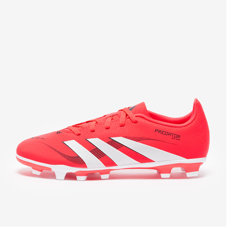 Dětské kopačky adidas Predator Club FG/MG J červená/bílá