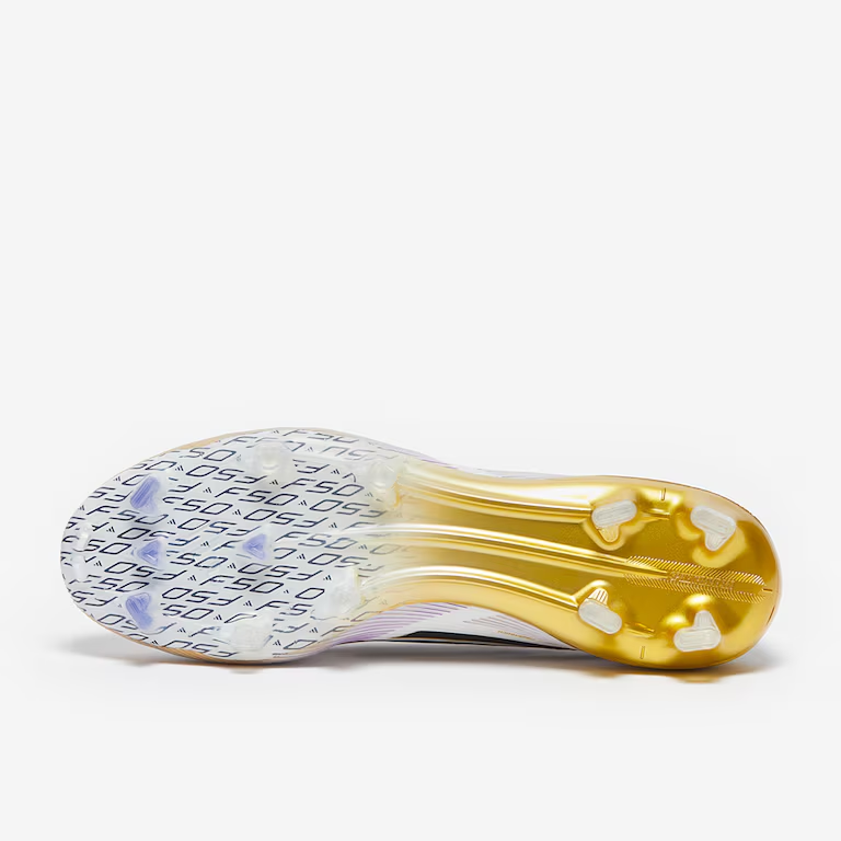 Kopačky adidas F50 Elite FG bílá/černá/zlatá