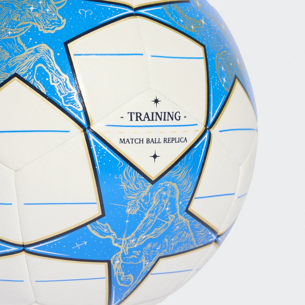 10x Fotbalový míč adidas UCL Training bílá/modrá