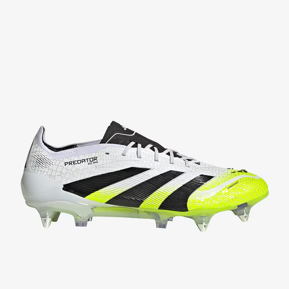 Kopačky adidas Predator Elite SG bílá/zelená