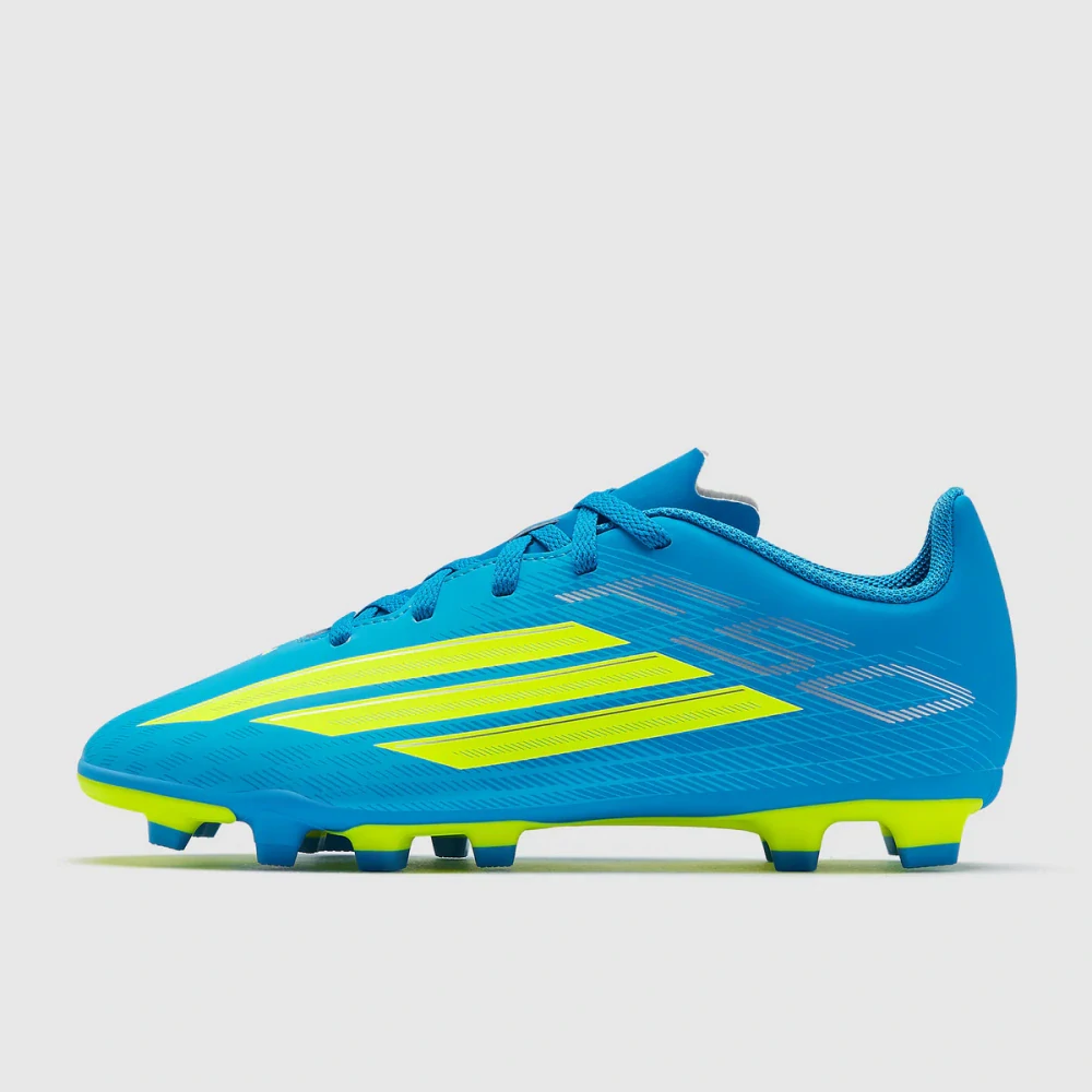 Dětské kopačky adidas Kids F50 Club FG/MG modrá/žlutá