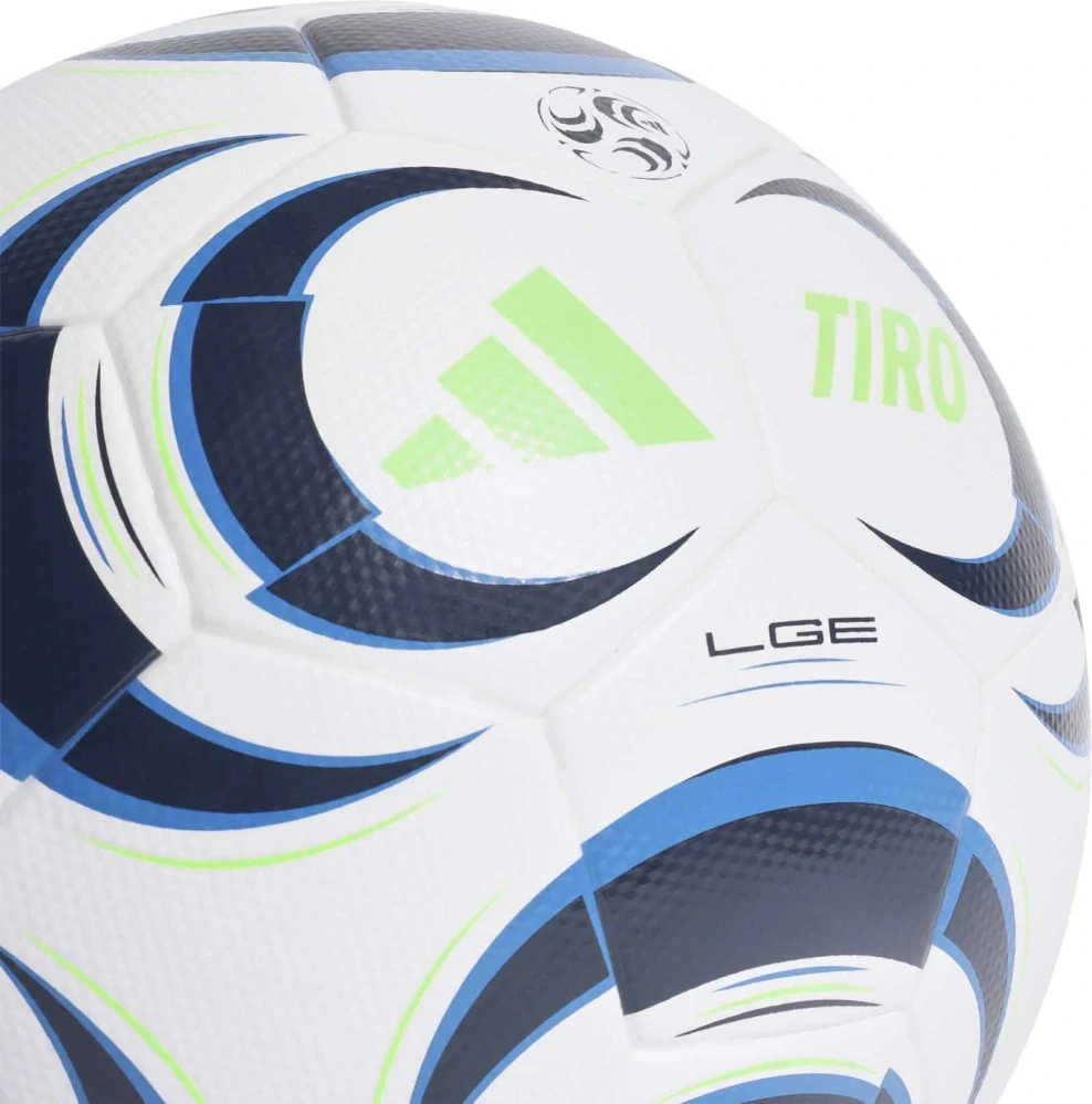 10x Fotbalový míč adidas Tiro League 2026 bílá/modrá