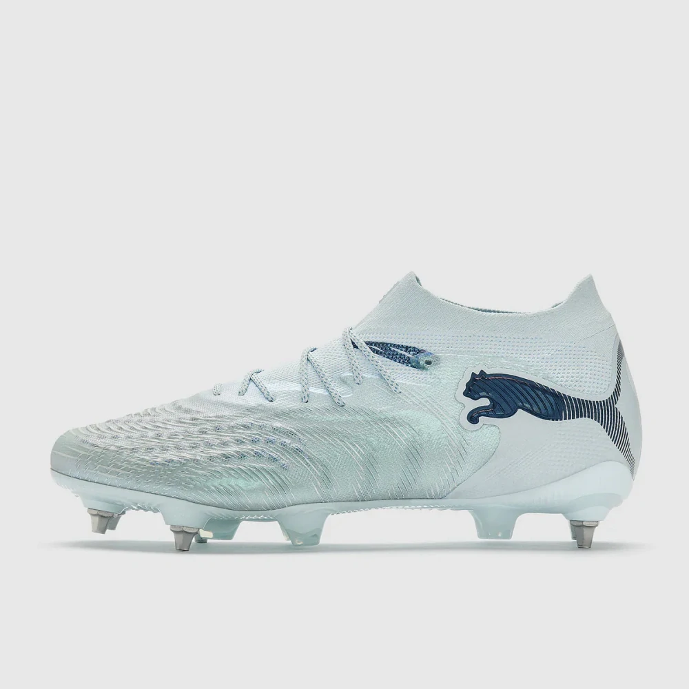 Kopačky Puma Future 9 Ultimate MxSG světle modrá