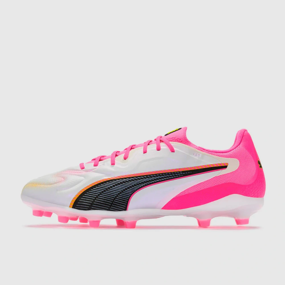 Kopačky Puma King 20 Pro FG/AG růžová/bílá