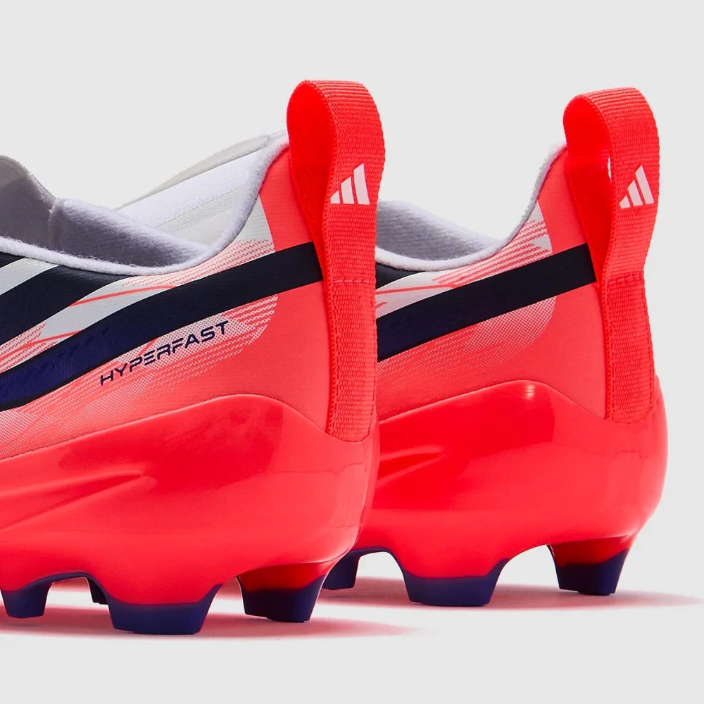 Dětské kopačky adidas F50 Hyperfast League LL FG bílá/červená