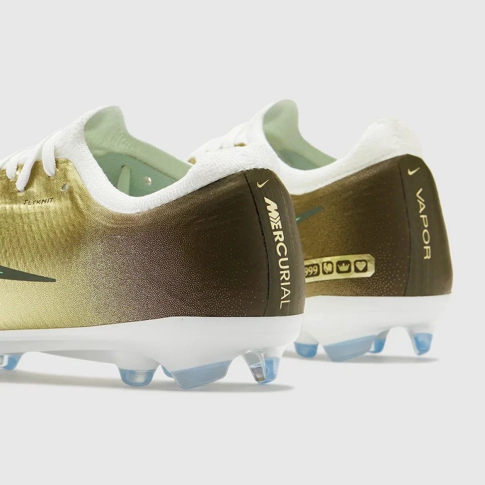 Dětské kopačky Nike JR Vapor 17 Pro FG KM zlatá
