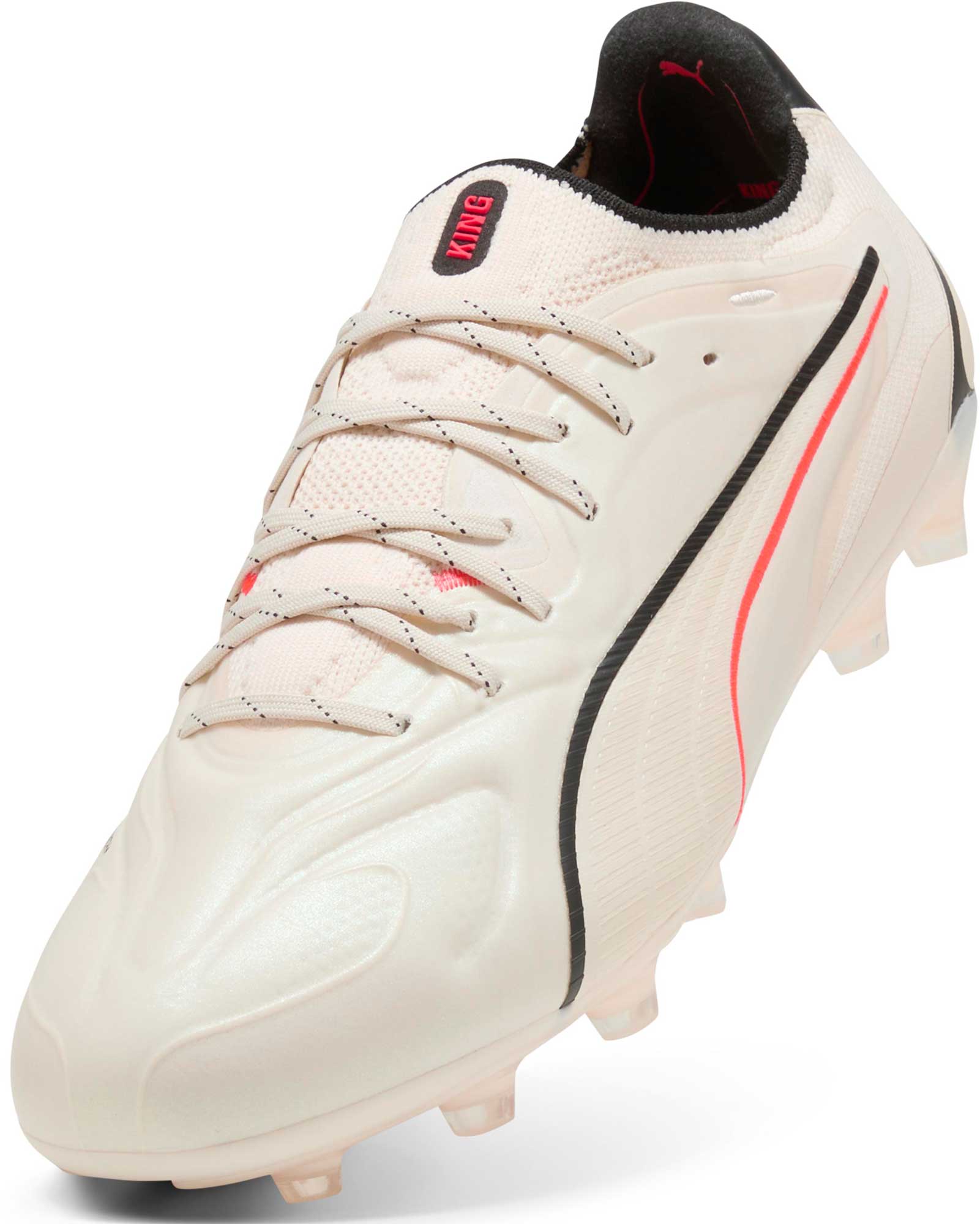 Kopačky Puma King 20 Ultimate FG/AG bílá/černá/červená