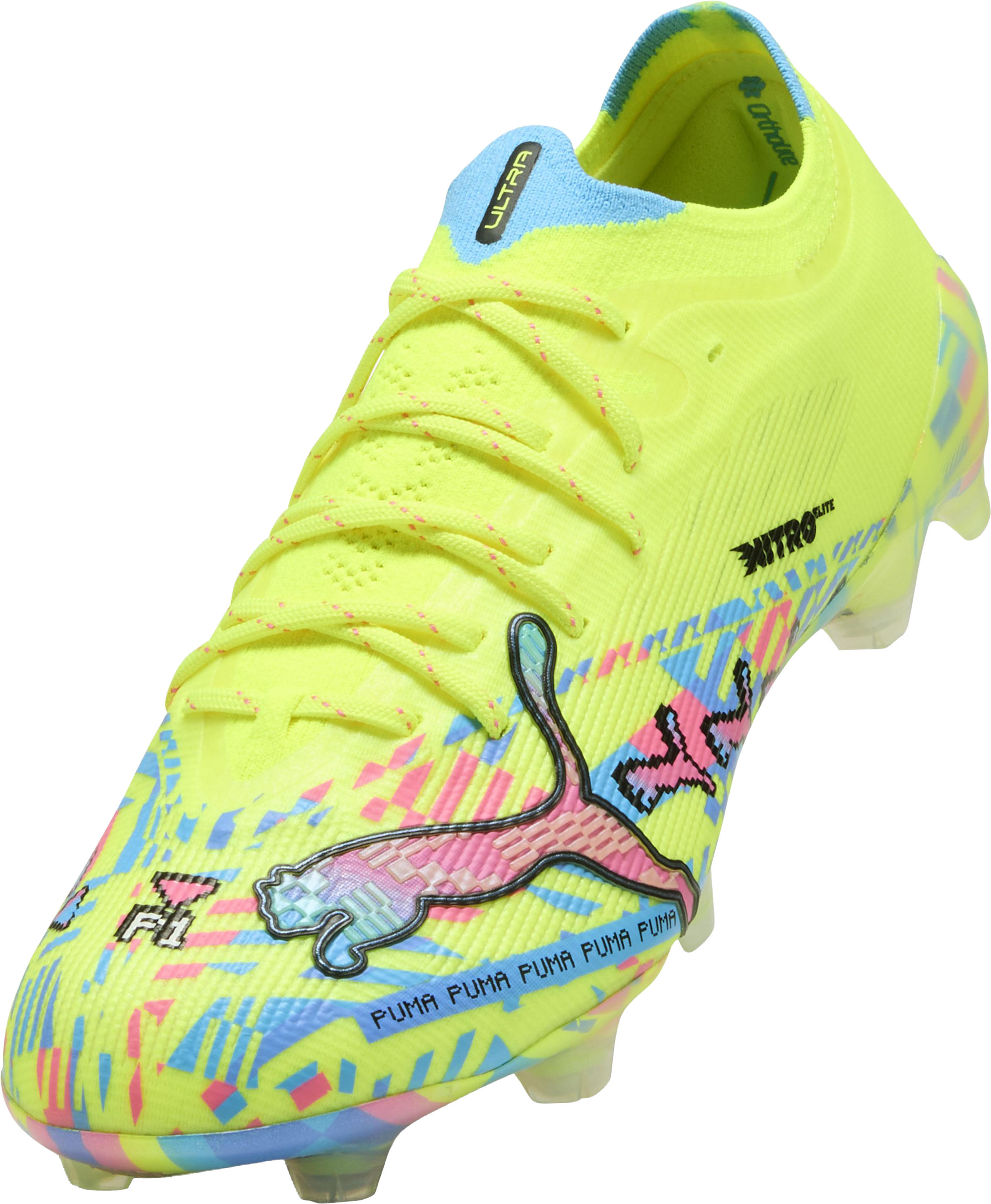 Kopačky Puma Ultra Nitro 7 ULT ADV LVL FG žlutá/+