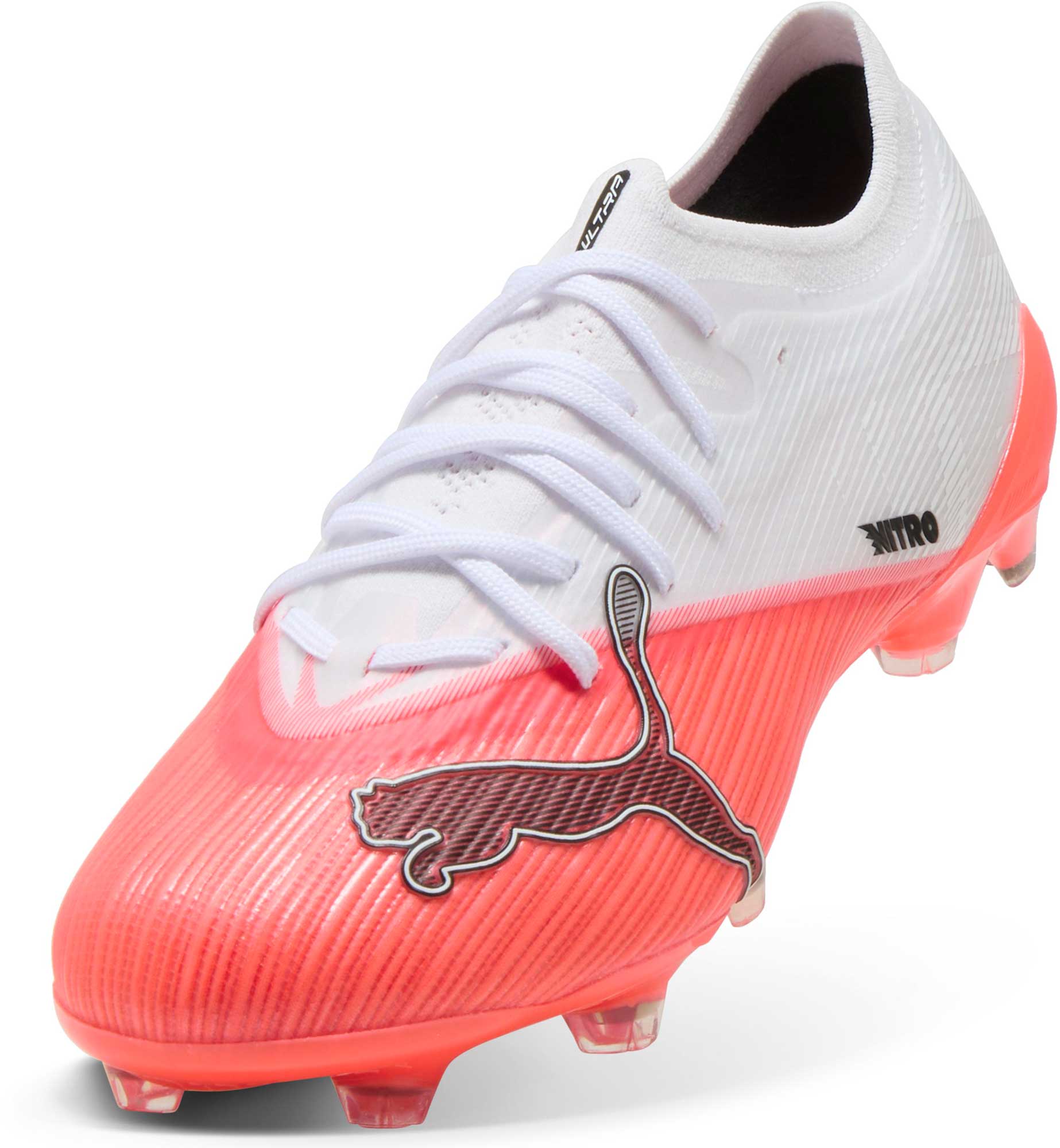 Kopačky Puma Ultra Nitro 7 Pro FG bílá/růžová