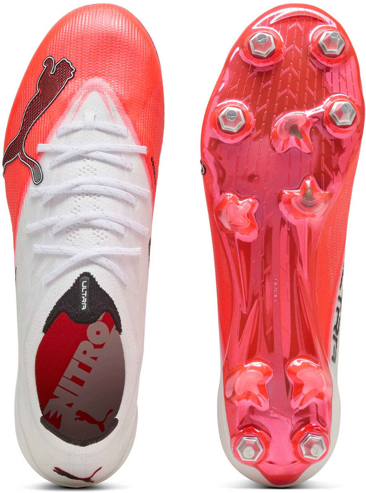 Kopačky Puma Ultra Nitro 7 Ultimate MxSG bílá/růžová