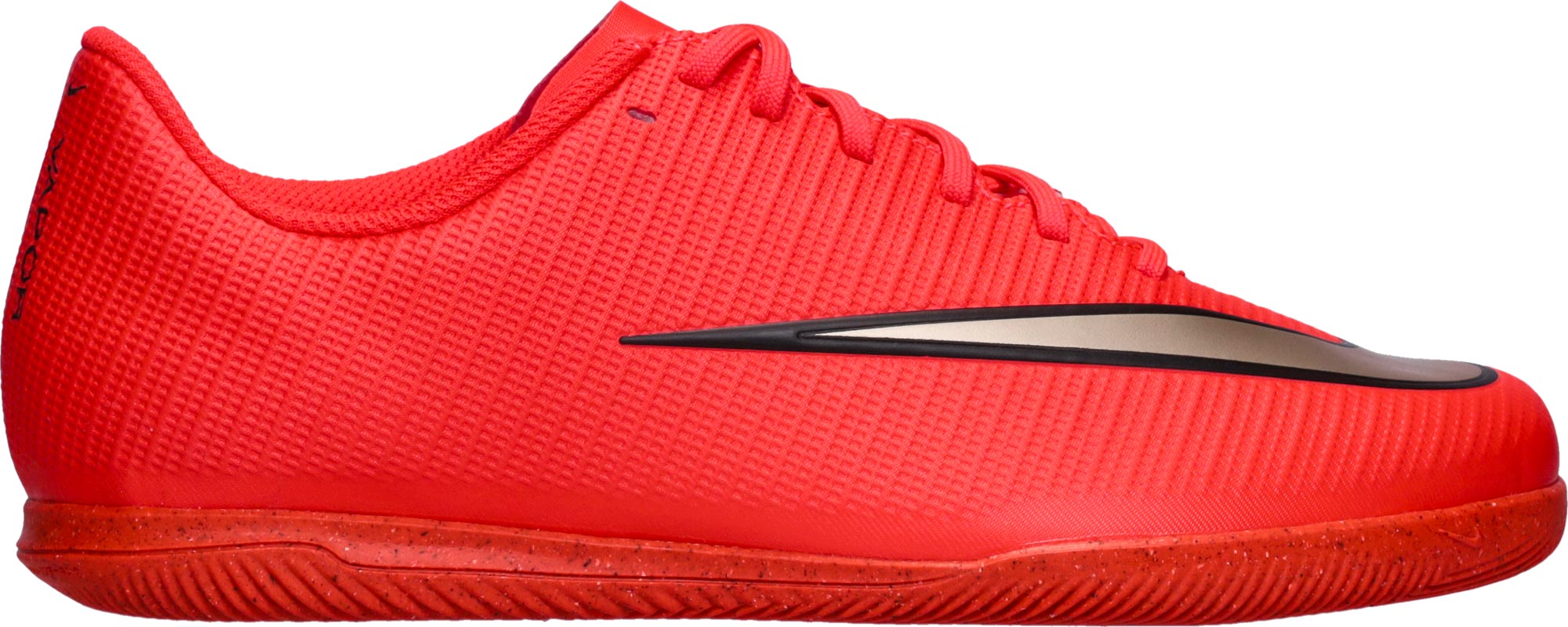 Dětské sálovky Nike Mercurial Vapor 17 Club IC červená/zlatá