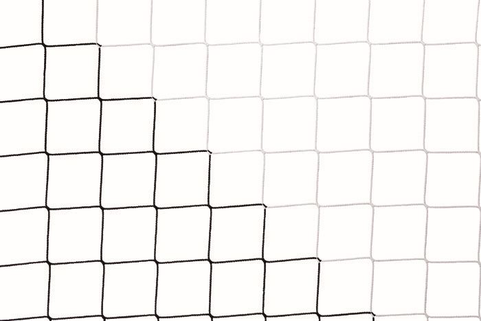 Fotbalové brankové sítě 7,5 x 2,5 x 2 x 2 m černá/bílá