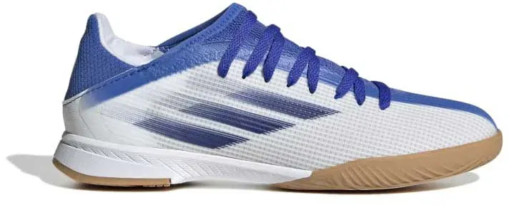 Dětské sálovky adidas X Speedlow.3 IN J bílá/modrá