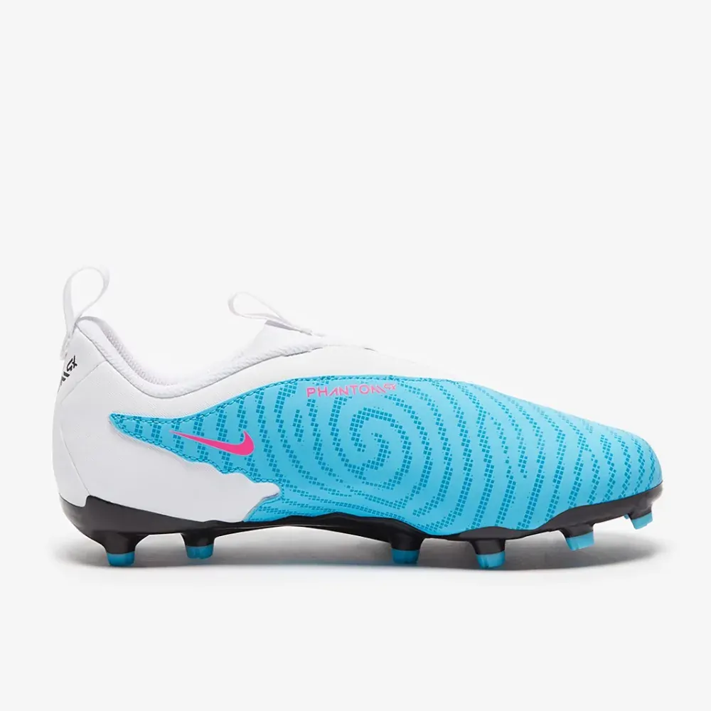 Dětské kopačky Nike JR Phantom GX Academy FG/MG bílá/modrá