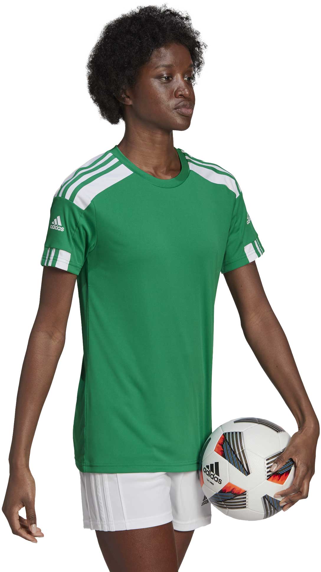 Dámský fotbalový dres adidas SQUAD 21 JSY W zelená/bílá