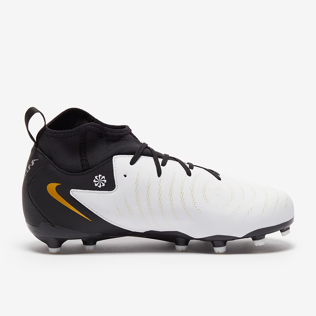 Dětské kopačky Nike JR Phantom Luna II Academy FG/MG bílá/černá
