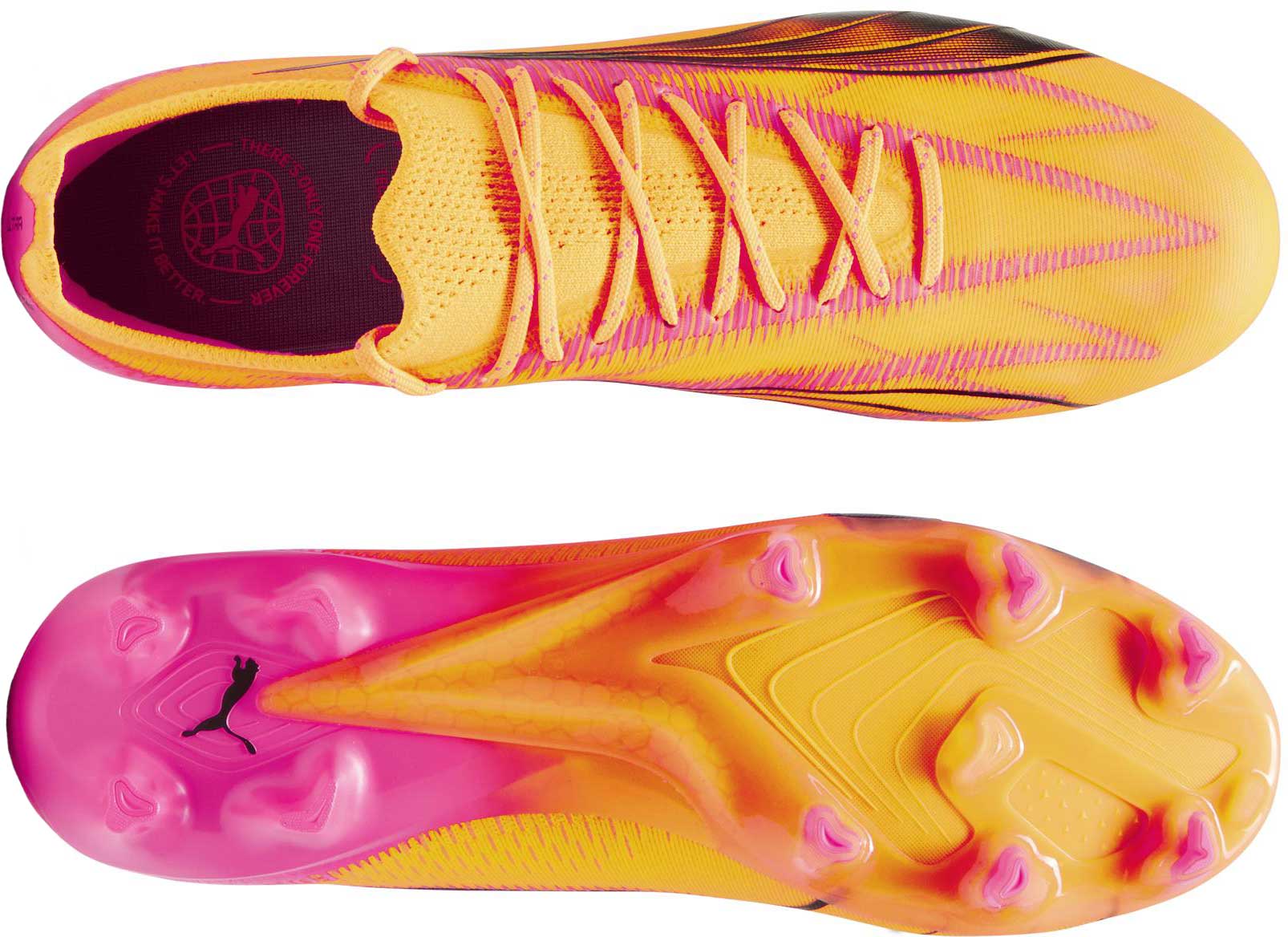 Kopačky Puma Ultra Ultimate FG/AG žlutá/červená