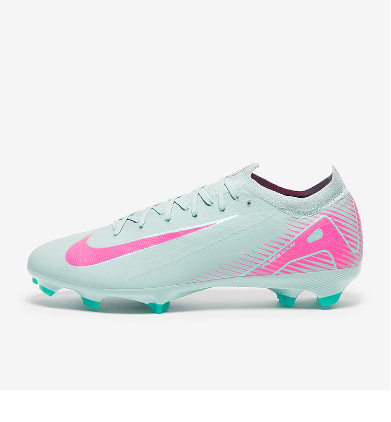 Kopačky Nike Zoom Vapor 16 Pro FG tyrkysová/růžová
