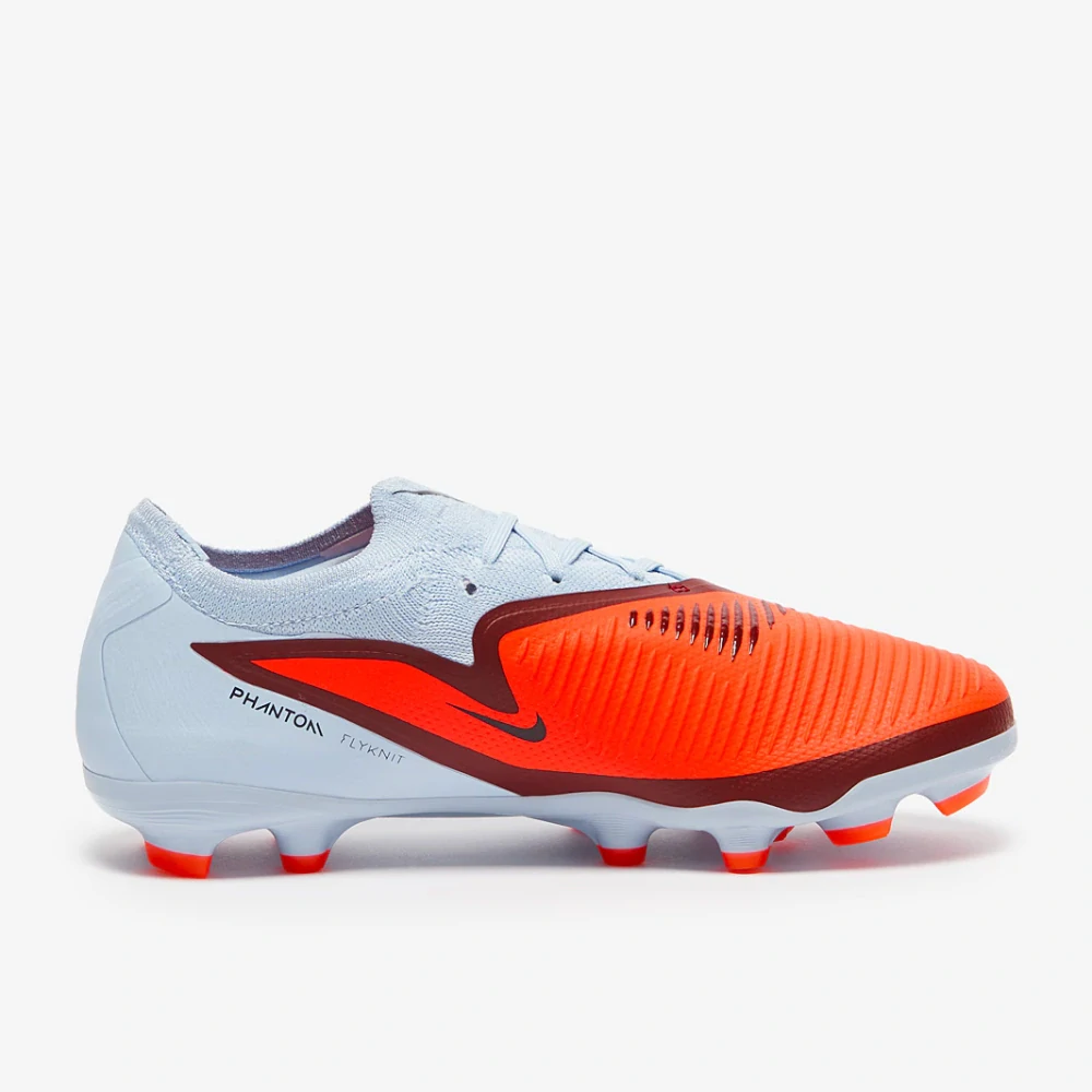 Dětské kopačky Nike Phantom 6 Pro Low FG/MG světle modrá/červená