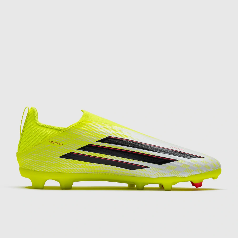 Dětské kopačky adidas F50 League LL FG/MG bílá/žlutá