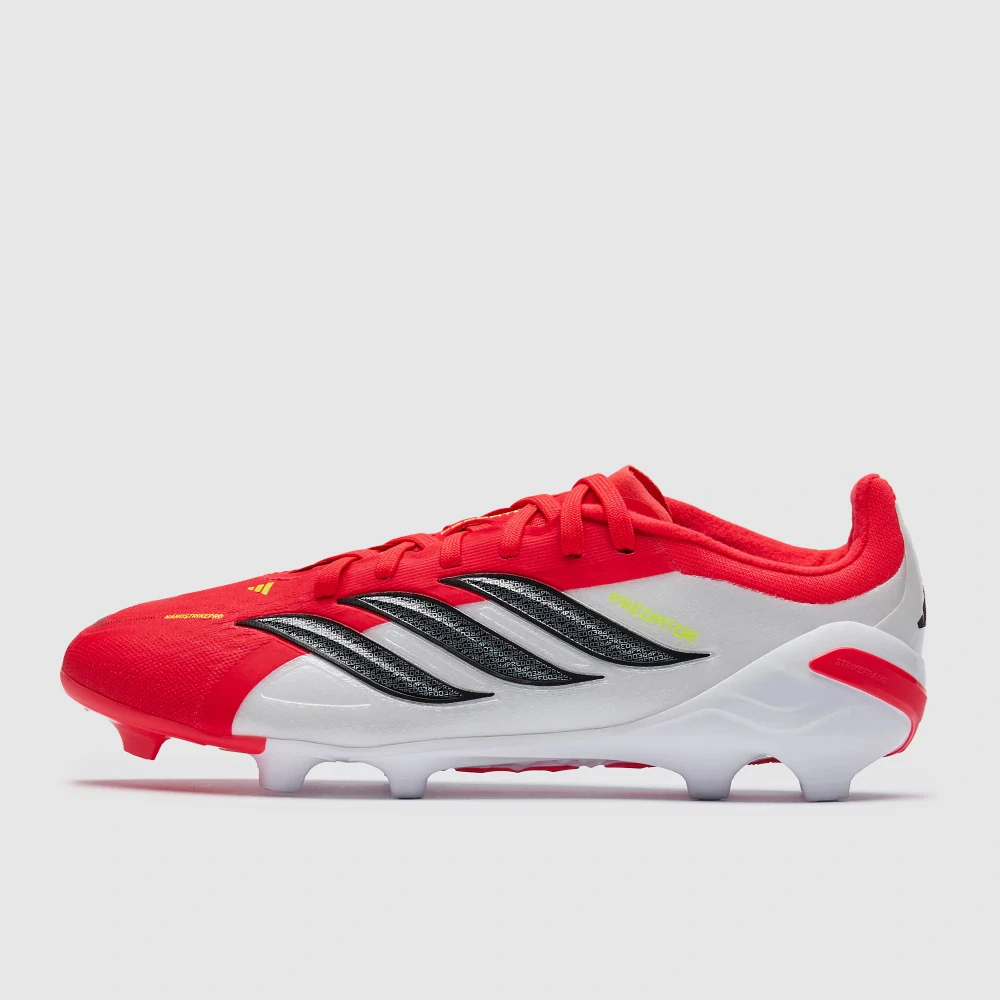 Dětské kopačky adidas Predator Elite FG červená/bílá