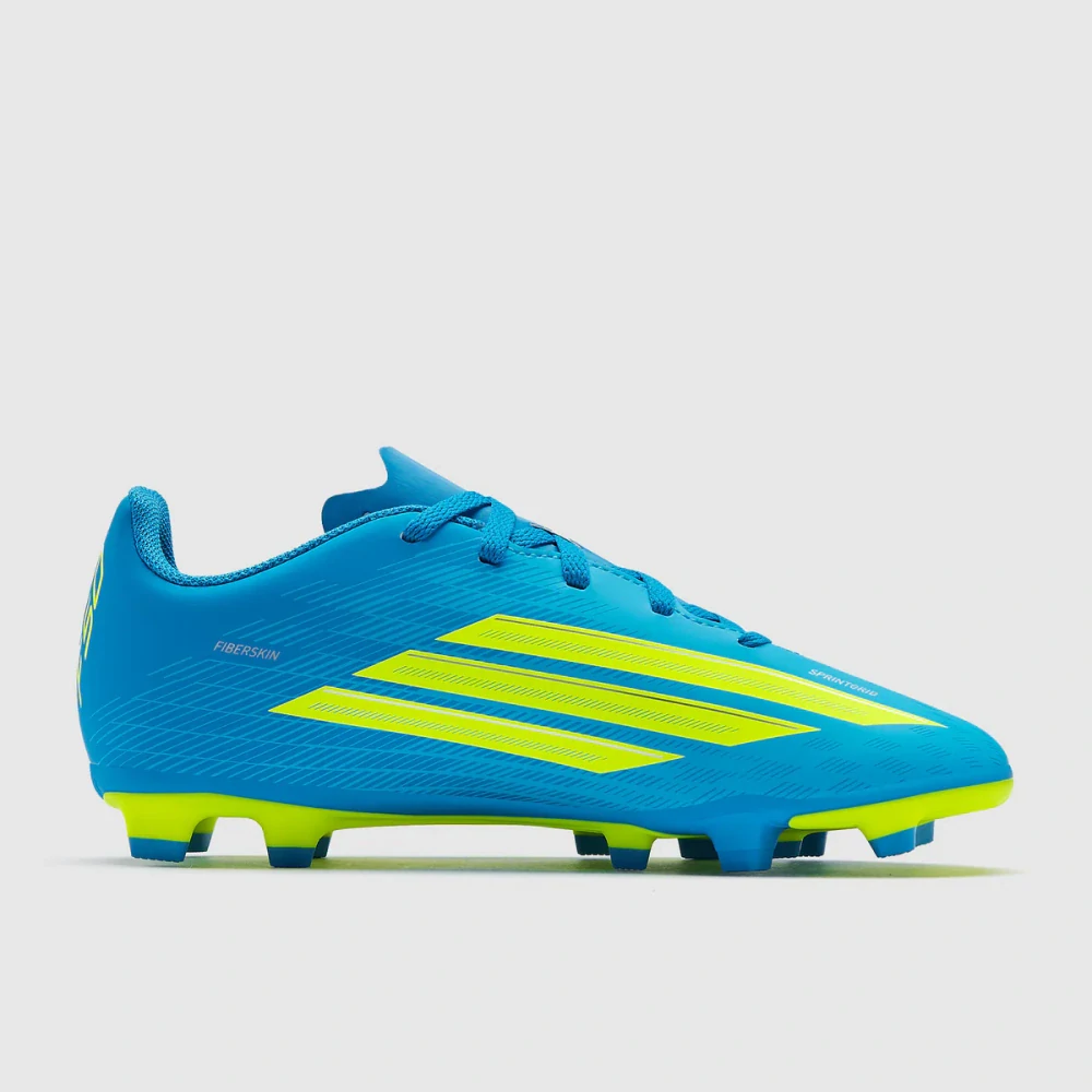 Dětské kopačky adidas Kids F50 Club FG/MG modrá/žlutá