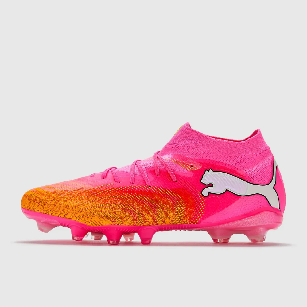 Kopačky Puma Future 9 Pro FG/AG růžová/modrá
