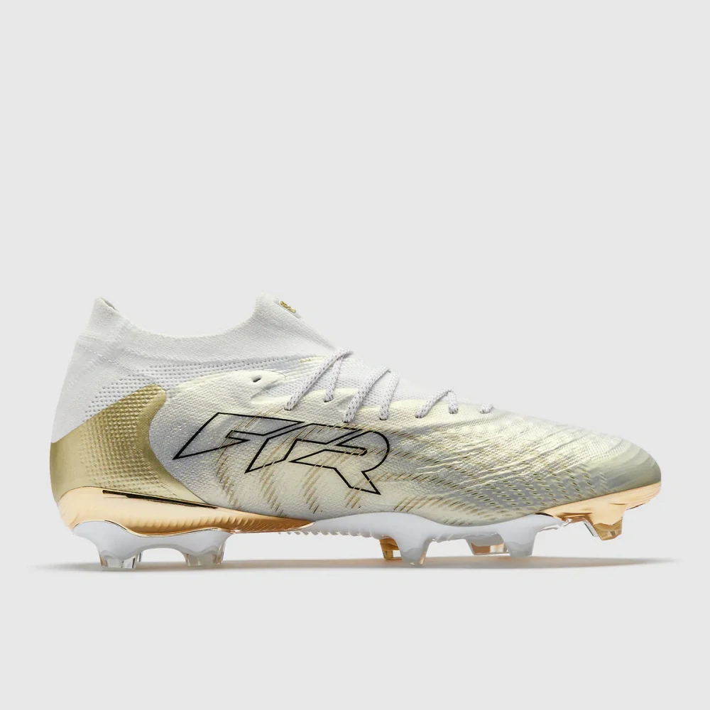 Kopačky Puma Future 9 Ultimate FG bílá/zlatá