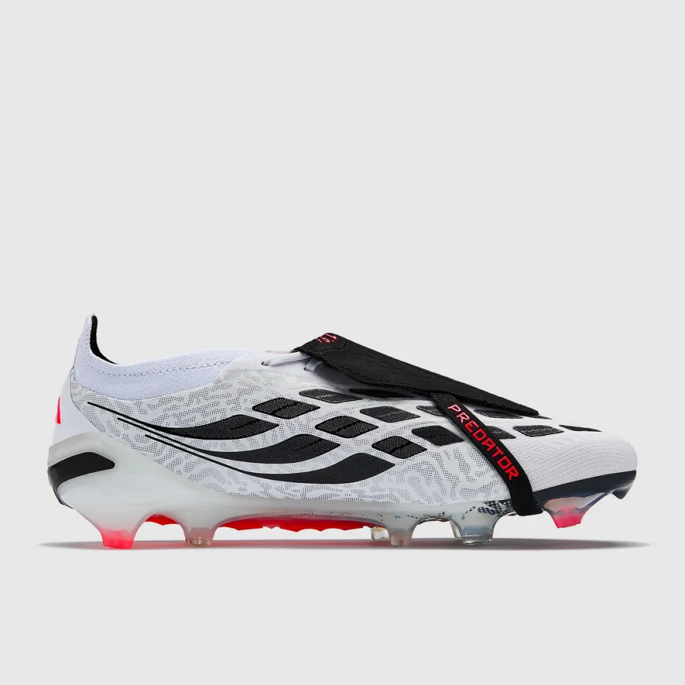 Kopačky adidas Predator Elite Tongue FG bílá/červená