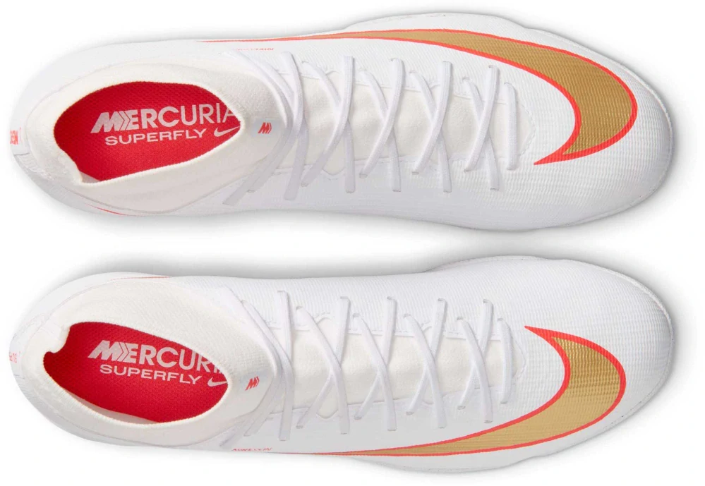 Turfy Nike Mercurial Superfly 11 Academy TF KM bílá/zlatá
