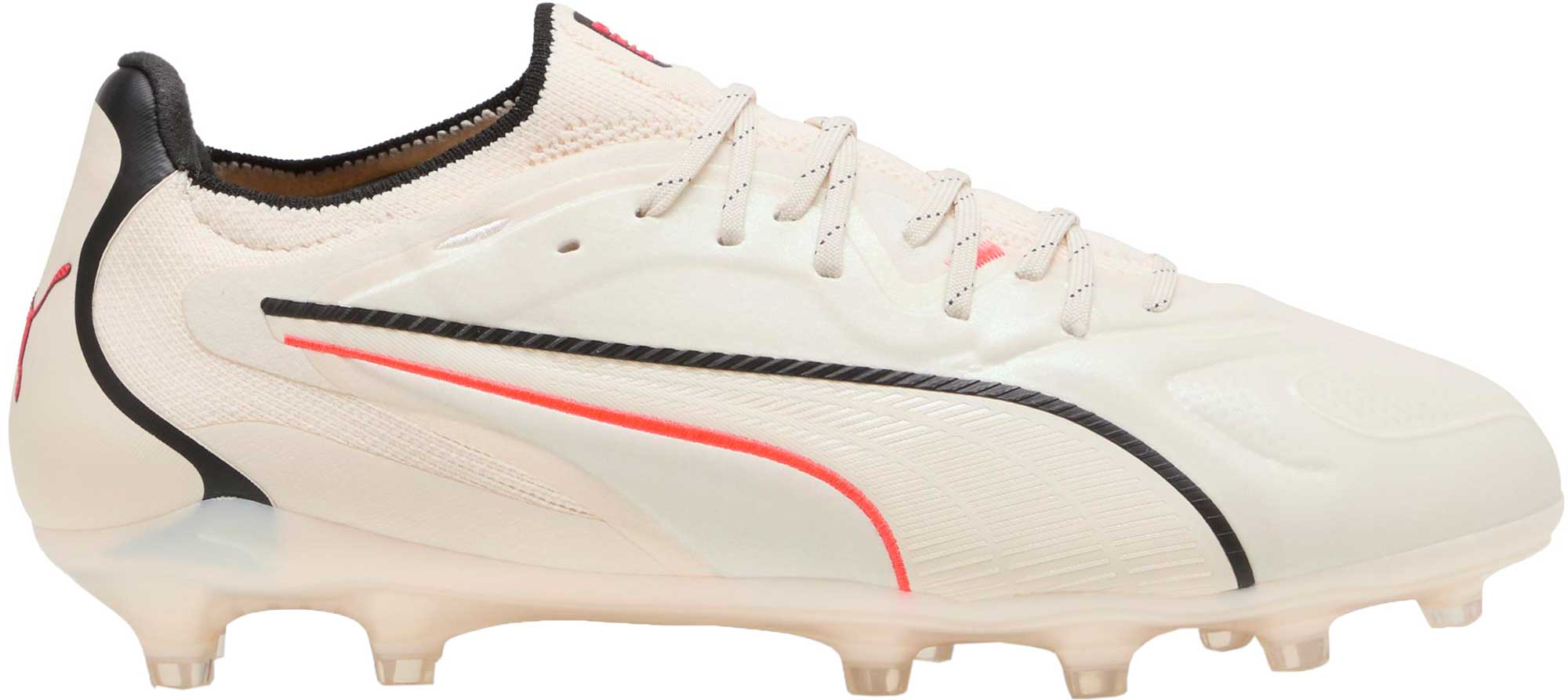 Kopačky Puma King 20 Ultimate FG/AG bílá/černá/červená