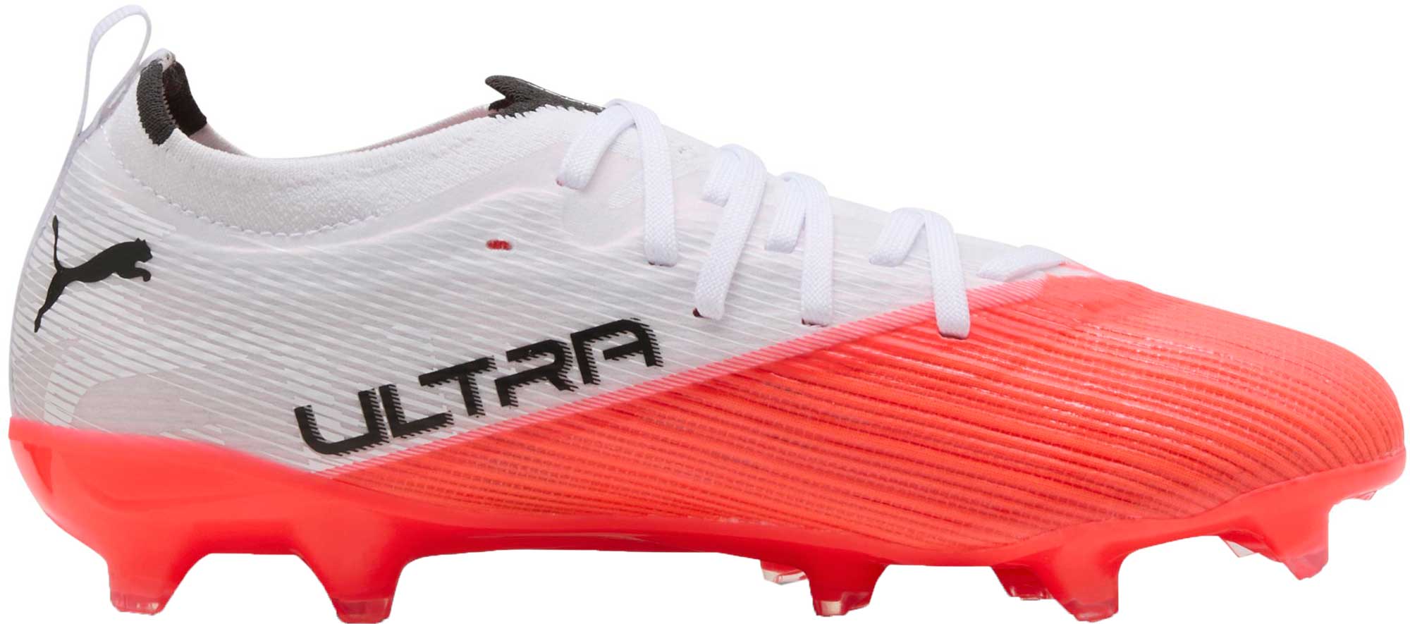 Dětské kopačky Puma Ultra Nitro 7 Ultimate FG JR bílá/růžová