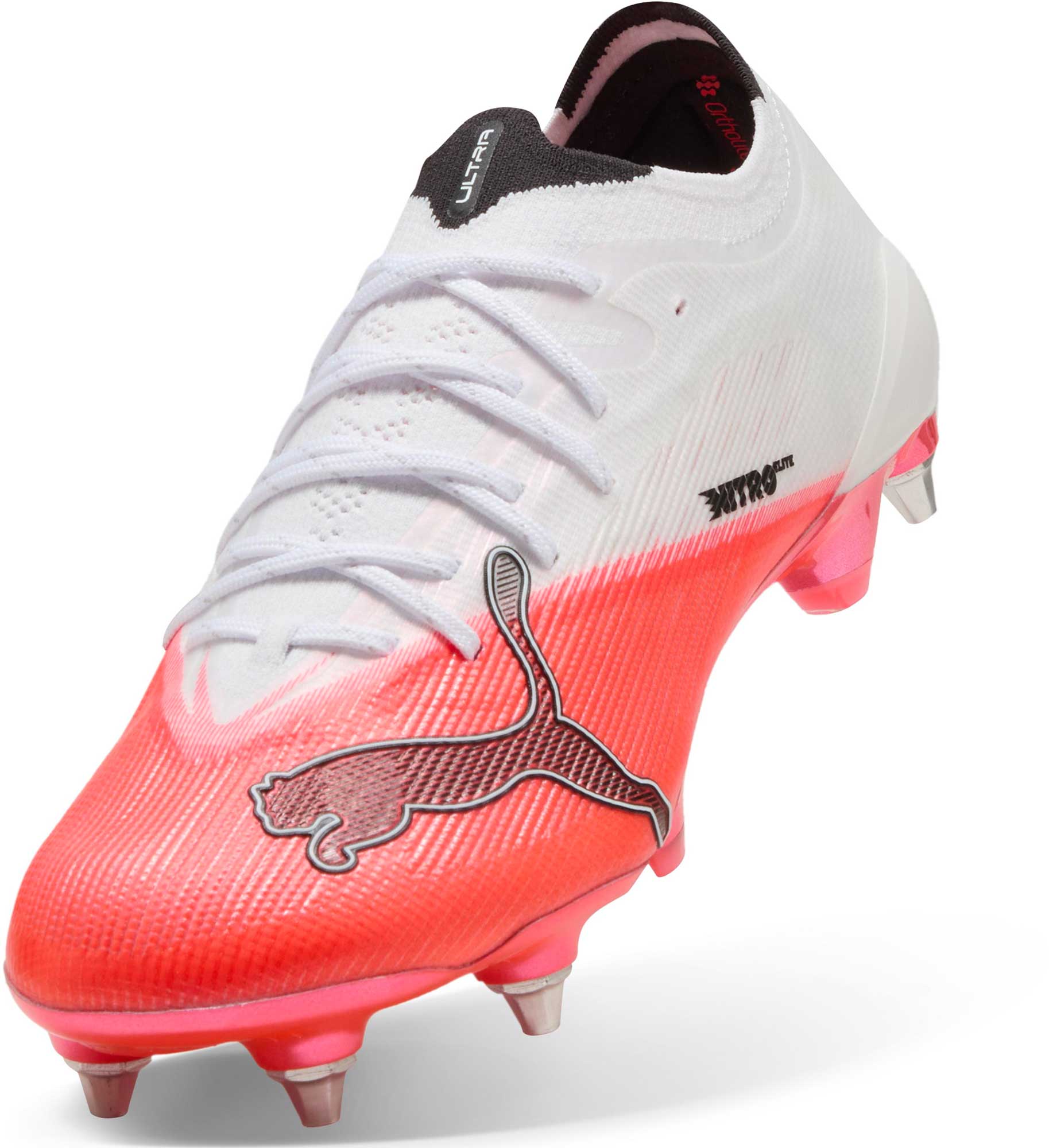 Kopačky Puma Ultra Nitro 7 Ultimate MxSG bílá/růžová
