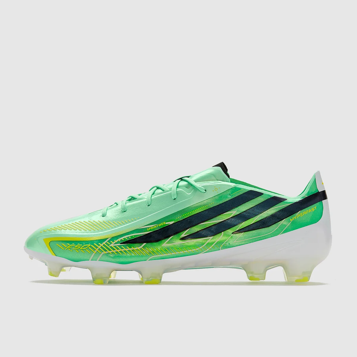 Kopačky adidas F50 Hyperfast Elite FG zelená/bílá