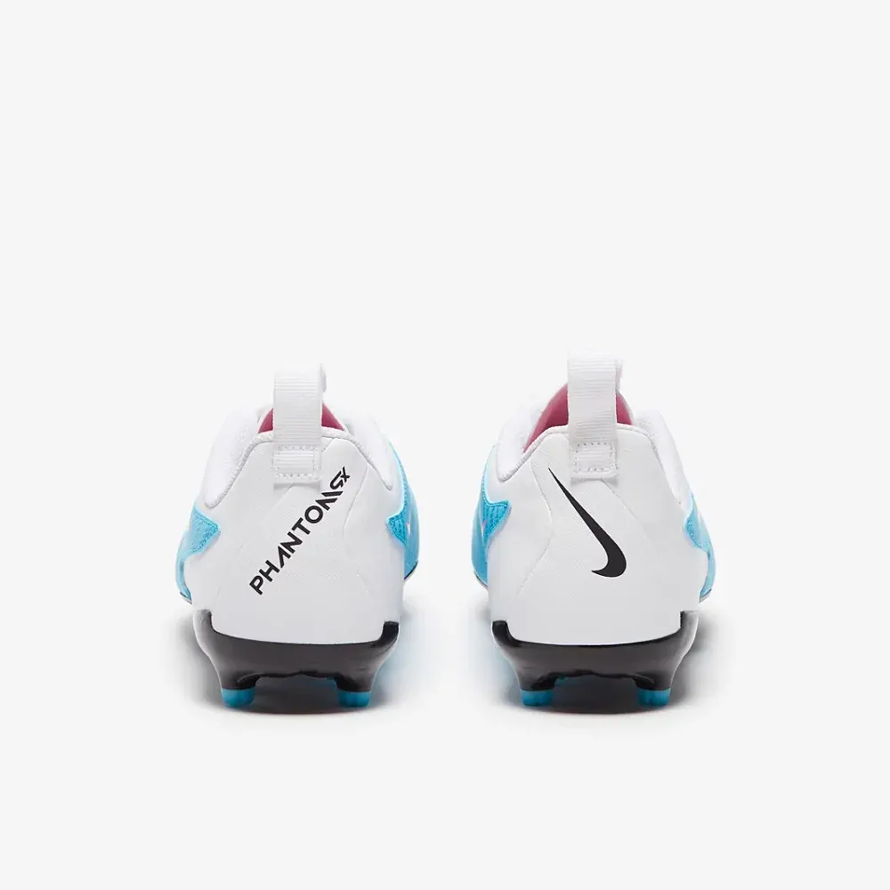 Dětské kopačky Nike JR Phantom GX Academy FG/MG bílá/modrá