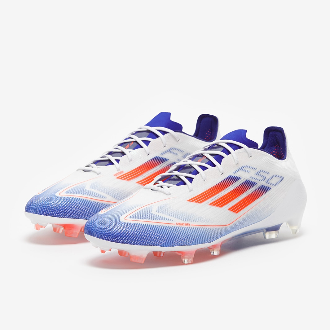 Kopačky adidas F50 Elite FG bílá/modrá