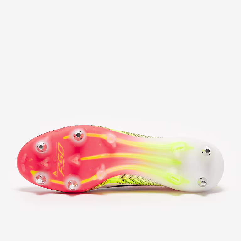 Kopačky adidas F50 Elite SG bílá/červená/žlutá